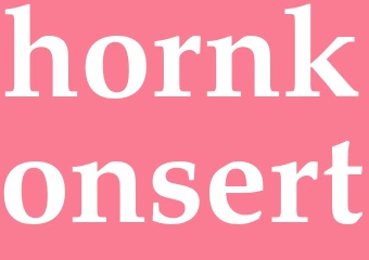 Synonym hornkonsert