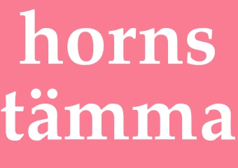 Synonym hornstämma