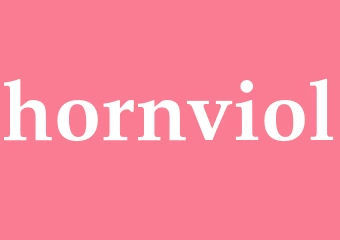 Synonym hornviol