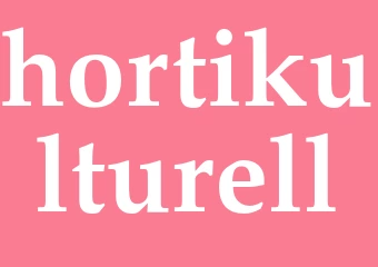 Synonym hortikulturell