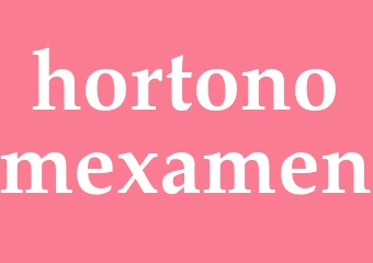 Synonym hortonomexamen