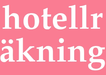 Synonym hotellräkning
