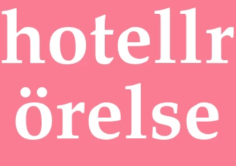 Synonym hotellrörelse