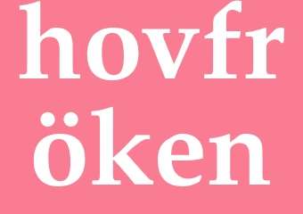 Synonym hovfröken