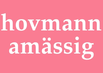 Synonym hovmannamässig