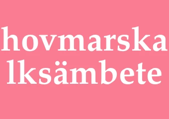 Synonym hovmarskalksämbete
