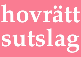 Synonym hovrättsutslag