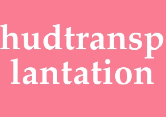 Synonym hudtransplantation