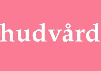 Synonym hudvård