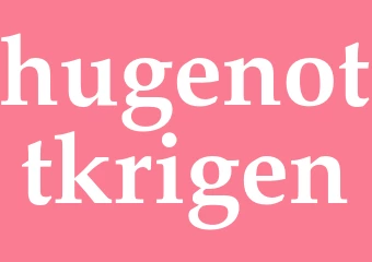 Synonym hugenottkrigen