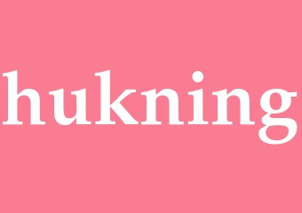 Synonym hukning