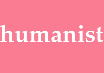 Synonym humanist