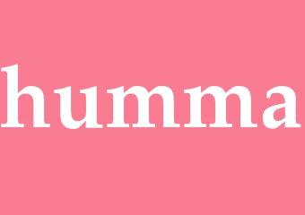 Synonym humma