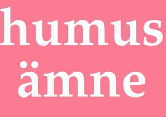 Synonym humusämne