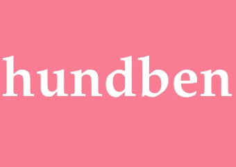 Synonym hundben