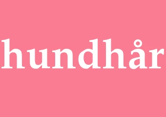 Synonym hundhår