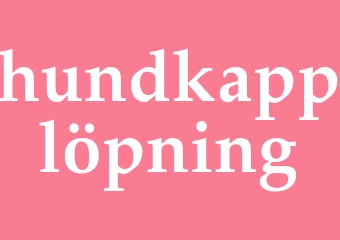 Synonym hundkapplöpning