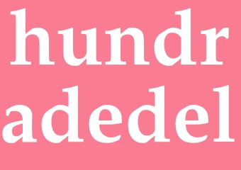 Synonym hundradedel
