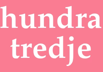 Synonym hundratredje