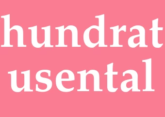 Synonym hundratusental