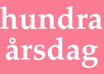 Synonym hundraårsdag