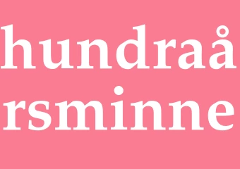 Synonym hundraårsminne