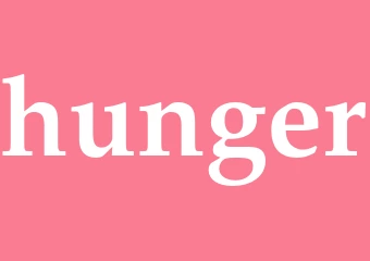 Synonym hunger