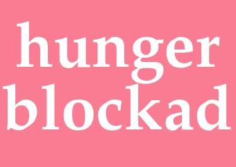 Synonym hungerblockad