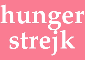 Synonym hungerstrejk