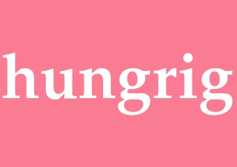 Synonym hungrig
