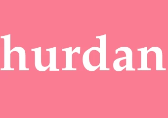 Synonym hurdan