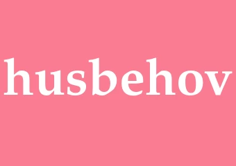 Synonym husbehov