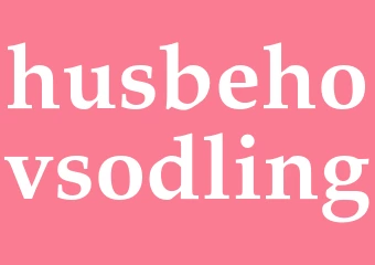 Synonym husbehovsodling