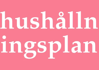 Synonym hushållningsplan