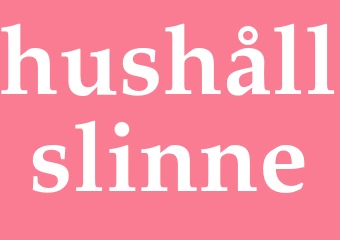 Synonym hushållslinne