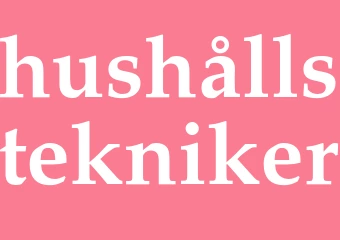 Synonym hushållstekniker