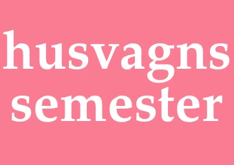 Synonym husvagnssemester