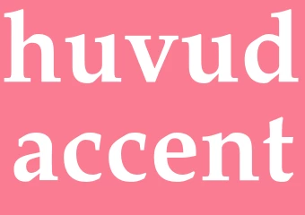 Synonym huvudaccent