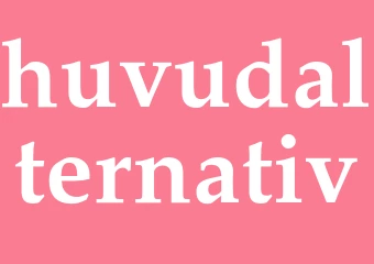 Synonym huvudalternativ