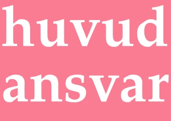 Synonym huvudansvar