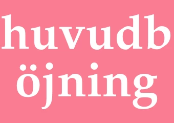 Synonym huvudböjning