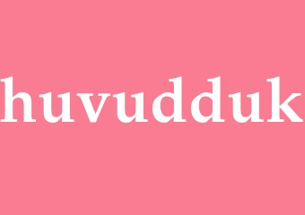 Synonym huvudduk