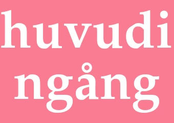 Synonym huvudingång