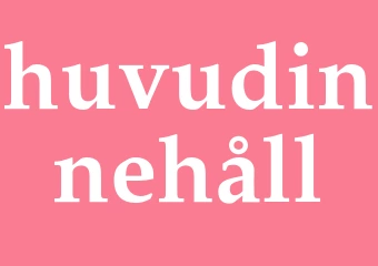 Synonym huvudinnehåll