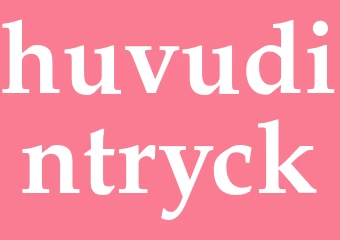 Synonym huvudintryck
