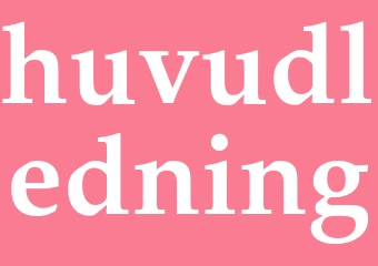 Synonym huvudledning