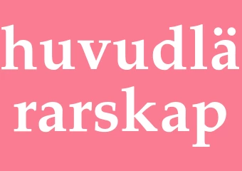 Synonym huvudlärarskap