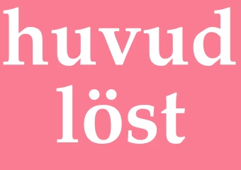 Synonym huvudlöst