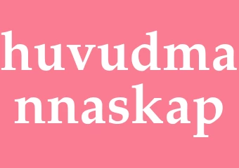 Synonym huvudmannaskap