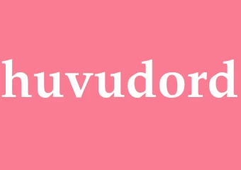 Synonym huvudord
